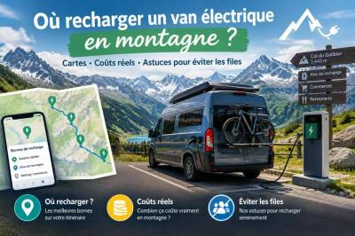 Où recharger un van électrique en montagne : cartes, coûts réels et astuces pour éviter les files