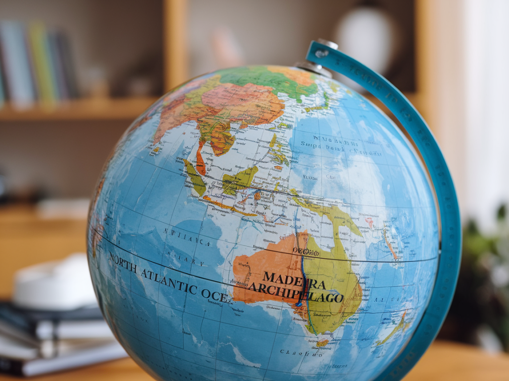Localisation de madère sur le globe : où se situe l'archipel ?
